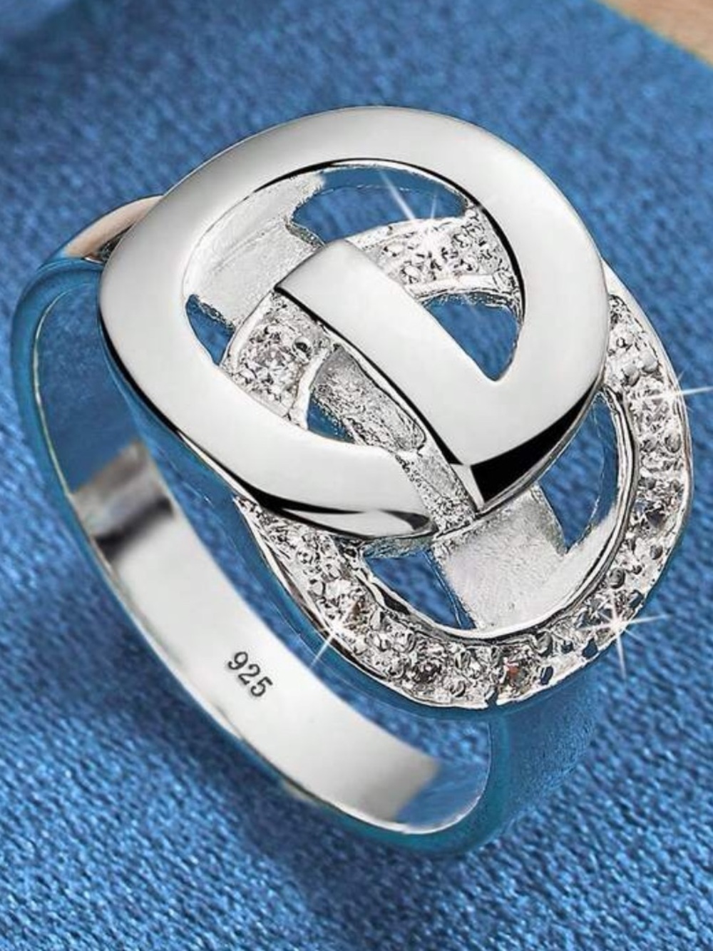 925 Sterling Silver Cubic Zirconia Ring